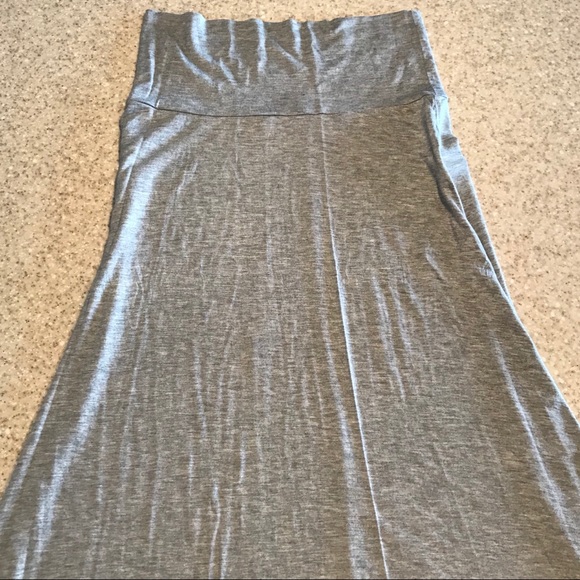 Gray Maxi Skirt - Picture 2 of 2